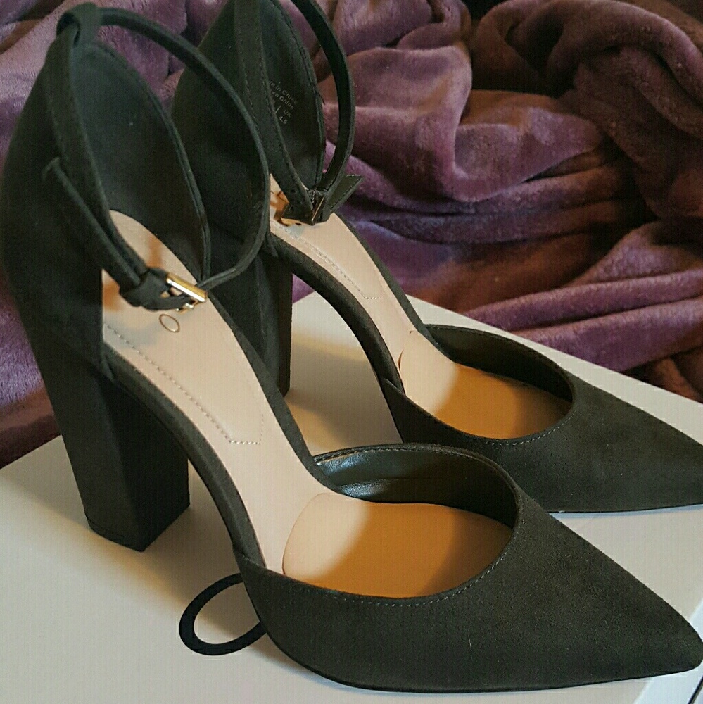 Aldo - (Forest Green) - Pointy Heels